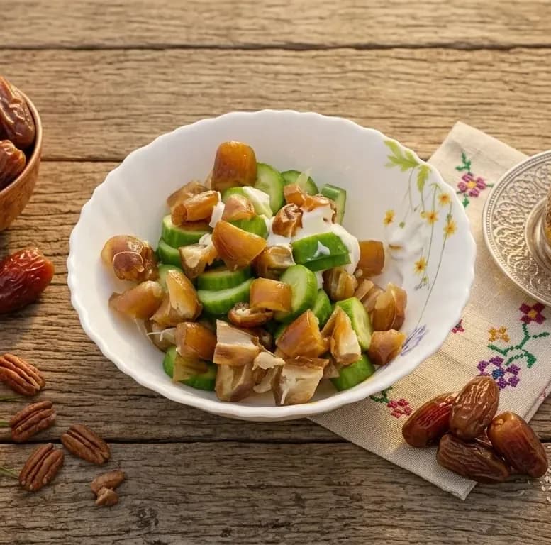 Gurken-Dattel Salat